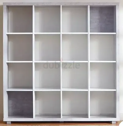 HOMEBOX Alford Patara 16-Cube Divider Bookcase With Warranty