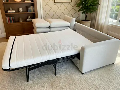 Vimle L shape sofa bed with mattress