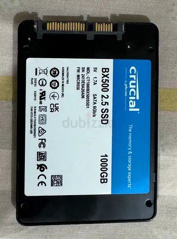 Crucial BX500 1TB 2.5” SATA SSD