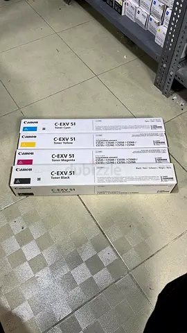 Canon C-EXV51 Toner Set (CMYK) - Genuine, New original toners