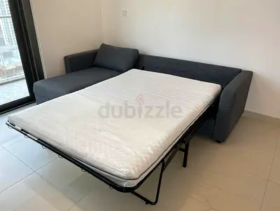 Ikea vimle L shape sofa bed with mattress