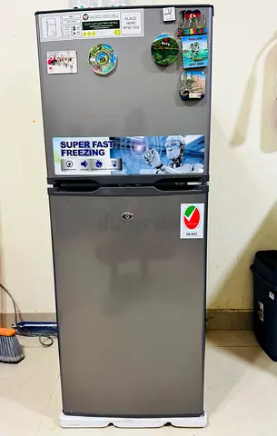 My grey double-door refrigerator (top freezer) - Brand new