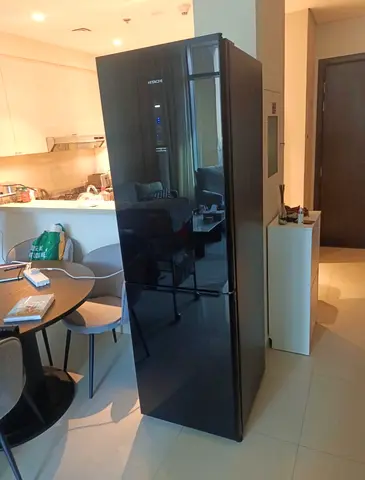 Hitachi brand bottom freezer refrigerator new model with digital screen