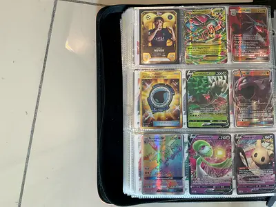 Football and pokemon cards