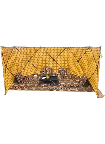 Folding Camping Desert Wind Screen Wall Pop Up Garden Yard Windbreaker 8.70M