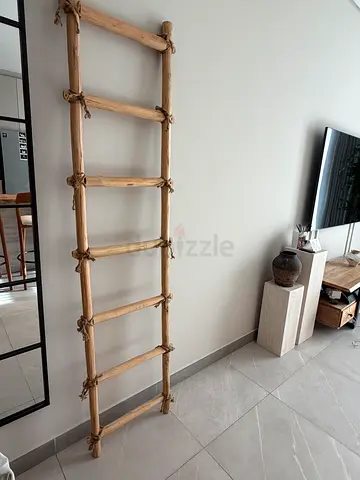 Decorative Wooden Wall Ladder