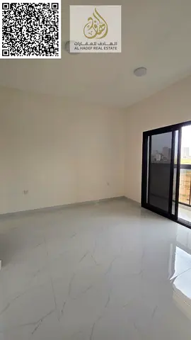 Brand new building, first occupancy. Located in Al-Aliya area on the main street, very close to Sheikh Mohammed Bin Zayed Road. Two bedrooms, living r