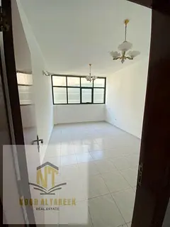 Abu Shagara apartment is available, 2 rooms, a hall, 2 bathrooms, air conditioning, owned by the own