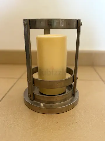 POTTERY BARN Flameless Pillar Candle