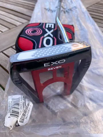 Odyssey Exo 7 Single Bend Neck Stroke Lab Putter 35” Choose your grip