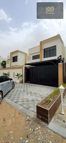 Villa for Sale – Al Helio 2, Ajman Super Deluxe, 3 master bedrooms + living + majlis 3164 sqft land, 3000 sqft built Equipped kitchen + outdoor kitche