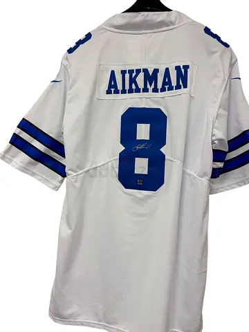 Troy Aikman Jersey Hand Signed COA