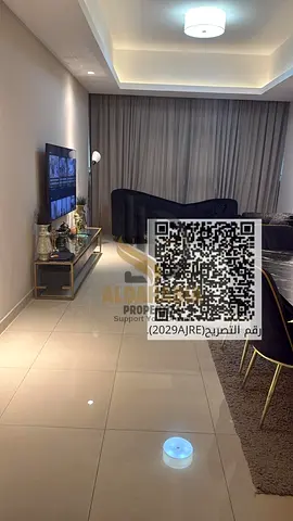 🏡 شقة مفروشة فاخرة للإيجار السنوي | غرفتين وصالة في برج غلفا 🌟