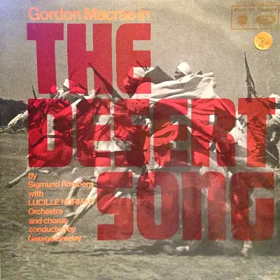 Vintage Gordon MacRae — The Desert Song (Vinyl LP)