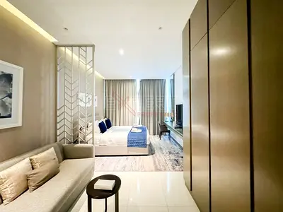 Luxury Furnished Studio | High Floor | Open Balcony with Canal Views