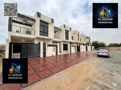 فيلا تاون هاوس للبيع تصميم عصري أرضي وأول ورووف بتشطيبات سوبر ديلوكس، شامل رسوم التسجيل والتملك