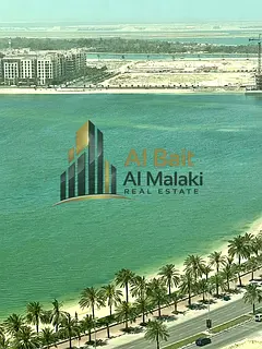 two bedrooms and a living room for rent in Al Khan , beautiful open sea view.