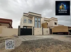 Brand new villa for sale next to Ajman Academy – Al Muwaihat 2 | Luxury, prime location, and ideal