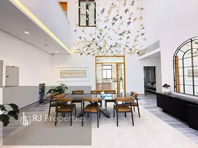 Special offer luxury 5BEDROOM villa /2Maid room/ Gym pool/Driver room/ Elevator/ sparte Majlis/ all master/ fully furnished/ cinema hall/ parking 6M
