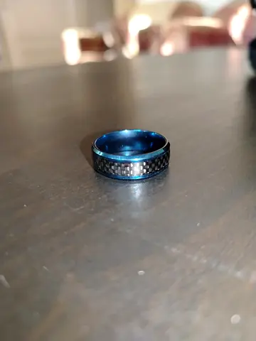 Blue ring (brand new) (size 12)