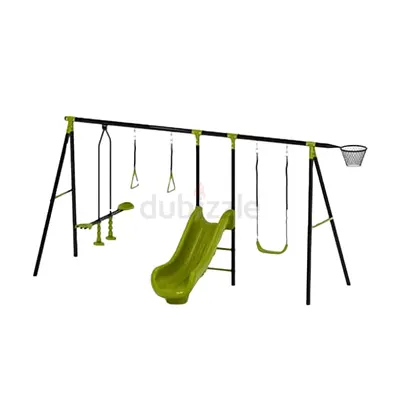 Multi-Activity Outdoor Playset for Kids