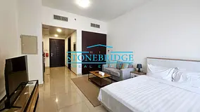 Furnished Studio | Pool View Balcony |Well Maintaned | Bright