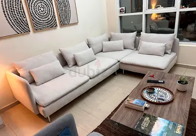 Beige Corner L shape soderhamn sofa