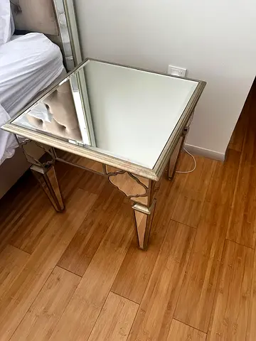 Luxury Mirrored Bedside Tables - Set of 2