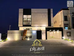 With only a 10% down payment | Own a luxury villa in Al Bahia, Ajman | 6 master bedrooms with a pool