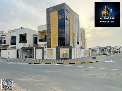 Luxury villa in a prime location in Al-Amrah, modern design, directly from the owner, custom finishing, easy bank financing available, and the price i