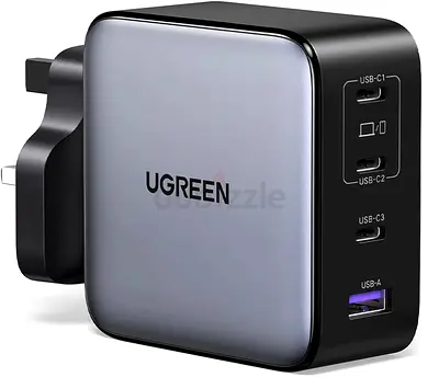 UGREEN Nexode 200W USB-C Charger GaN 4-Port 140W Laptop Charge Wall Plug Type C Fast Charging Power