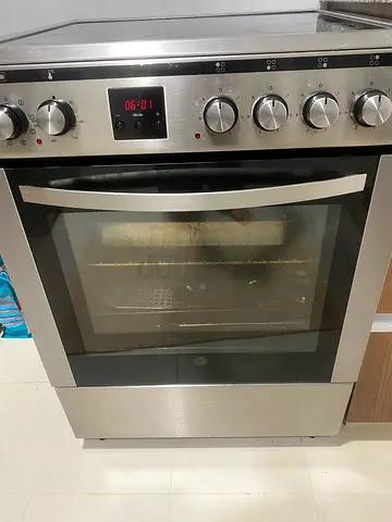 Built-in stainless steel electric oven, used - working condition