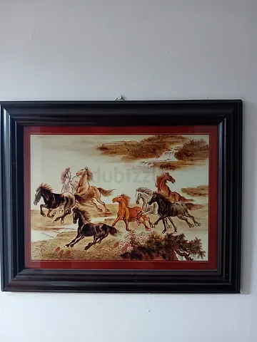 Framed Vintage Horse Print - Beautiful Art for Your Decor