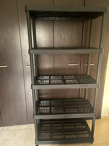Storage shelves