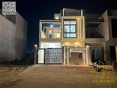 For sale in Al Yasmin area A unique opportunity to own a villa with a modern design and high-end finishes, including registration and ownership fees!