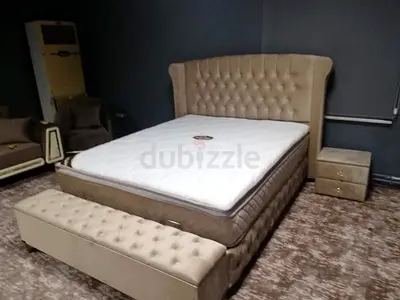 Brand New King Size 180x200 Bed - Fully Customizable - UAE Sharjah Made