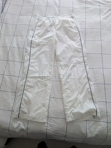 Nike white track pants — never used