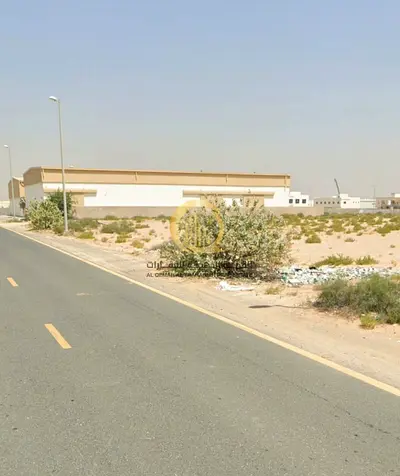 For sale in the industrial area, area 7427 sq ft, prime location near the gas pipeline, ownership available for citizens and GCC nationals