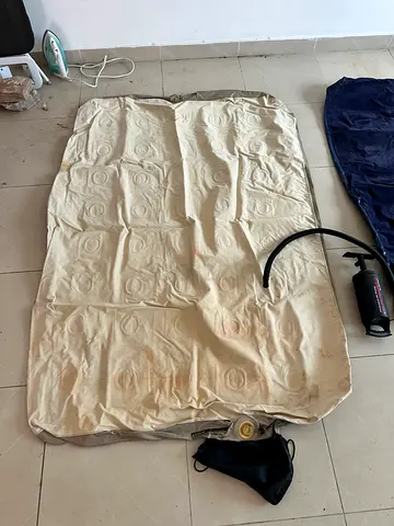 Blowup mattress x 2 (double/single) + pump