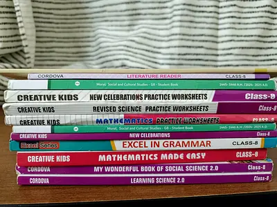 NIMS 8th grade textbooks