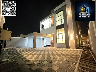 فيلا مودرن فاخرة للبيع طابقين و رووف مساحة 4800 قدم تشطيبات راقية بسعر شامل المكييفات وتملك حر لجميع الجنسيات