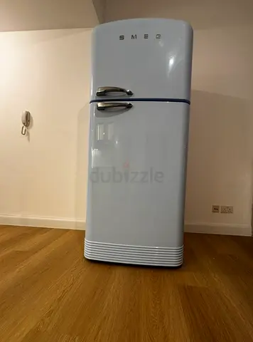 SMEG FAB50 Retro Style – 19.28 Freestanding Fridge-Freezer, Pastel Blue