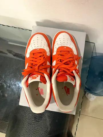 Nike AirForce 1 Orange/White - Used Unisex Sneakers