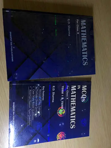 R.D. Sharma Mathematics for Class X + MCQs (Term 1  2) - Lightly Used