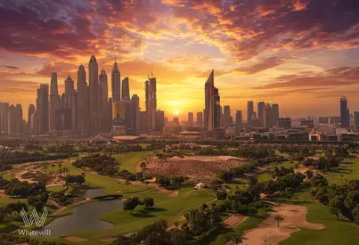 شقة مفروشة بغرفتي نوم | مرتفعات الجولف | إطلالات على الجولف والأفق