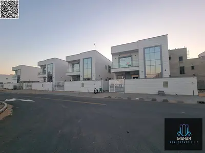 For sale: Fully furnished villa with 5 master bedrooms in Al Zahia area, super deluxe custom finishing.