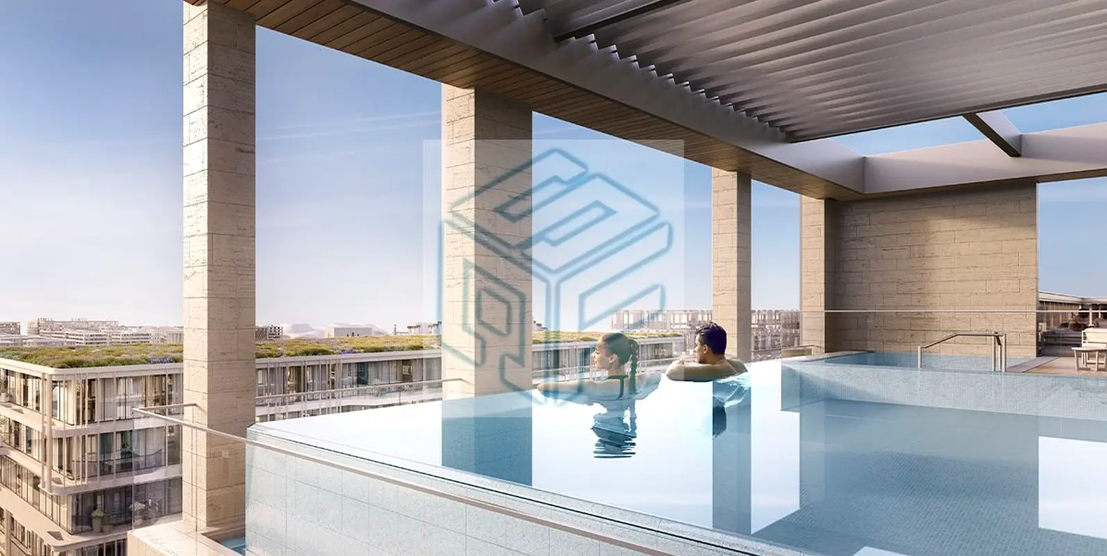 Luxury 1-Bedroom Apartment | High Floor | Side Fountain & Museum Views