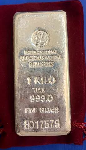 Certified Silver bar 1kg
