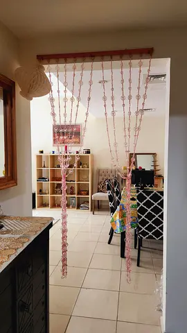 Pink Beaded Doorway Curtain- Dragon Mall