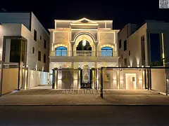 Two-story villa with a rooftop and elevator, priced inclusive of electricity, water, and air conditi